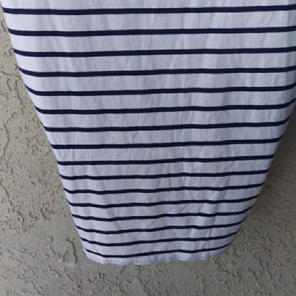 BB Dakota striped short sleeve long Top excellent - Picture 6 of 8